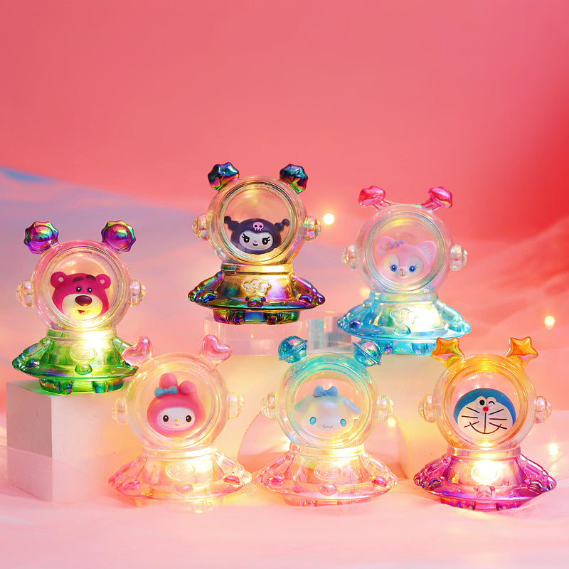 Sanrio Space Cute Pet Light Blind Box Decoration Gift New Light Fixtures
